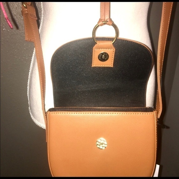 NWT JJ WINTERS flap top genuine leather BAG - Picture 2 of 6